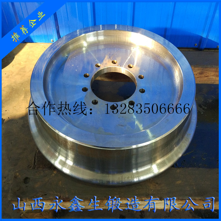 45鋼搗固車輪鍛件