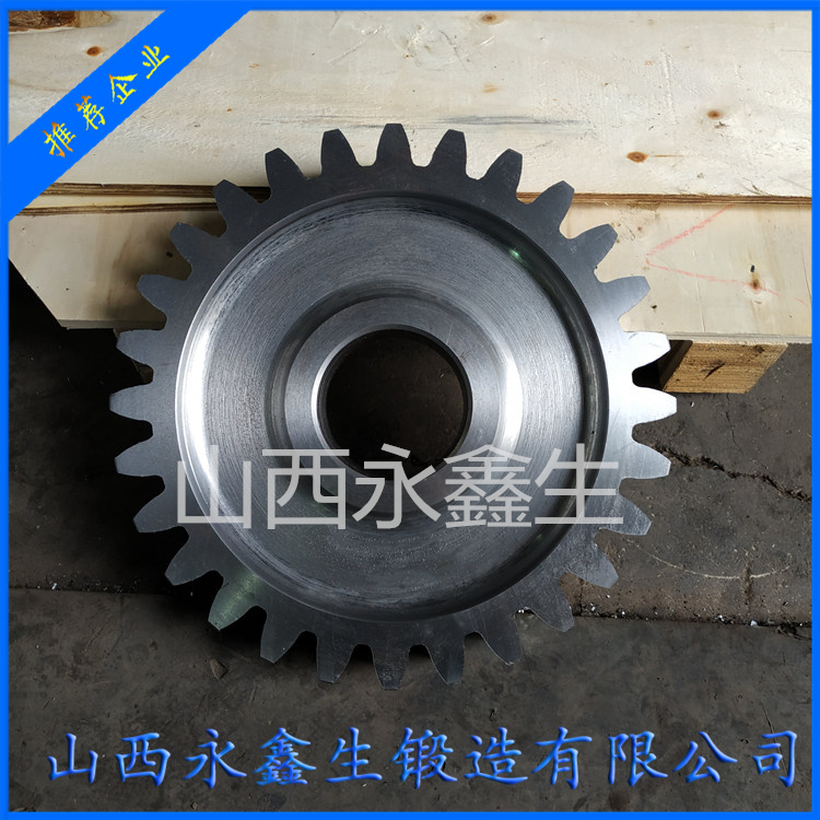 鍛造單杠圓錐破碎機(jī)齒輪鍛件